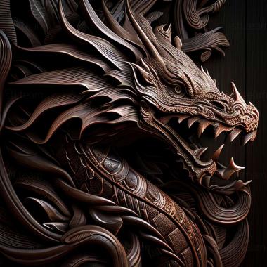 3D model dragon (STL)